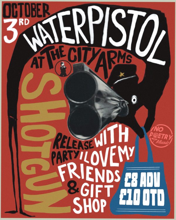 No Poetry Music Waterpistol Cardiff
