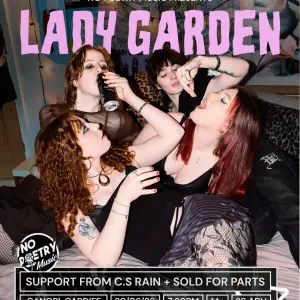 Lady Garden, Cardiff gig at Canopi. No Poetry Music,